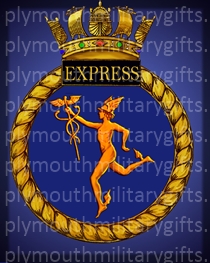 HMS Express (round) Magnet